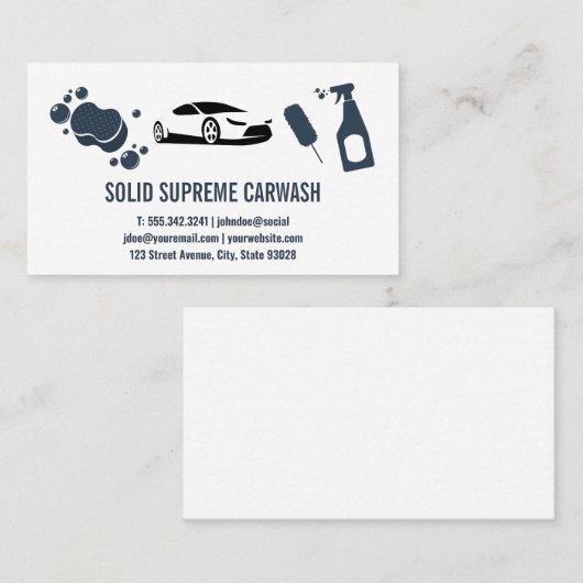 Uitslag en nadere gegevens van de auto | Automatis Visitekaartje (Voorkant / Achterkant)