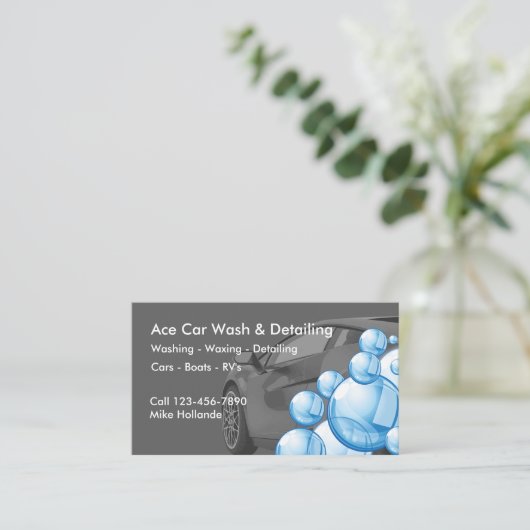 Uitslag en nadere gegevens van de auto visitekaartje (Staand voorkant)