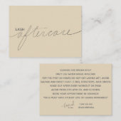 Uitslag na de zorgkaart advieskaart (Voorkant / Achterkant)