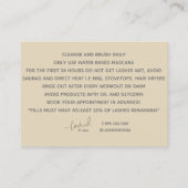 Uitslag na de zorgkaart visitekaartje (Achterkant)