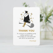 Uitslag peuterspeelzaal / kleuterschool diploma be bedankkaart (Staand voorkant)