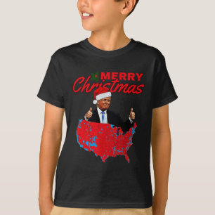 Uitslag presidentsverkiezingen Trump kaart Grappig T-shirt