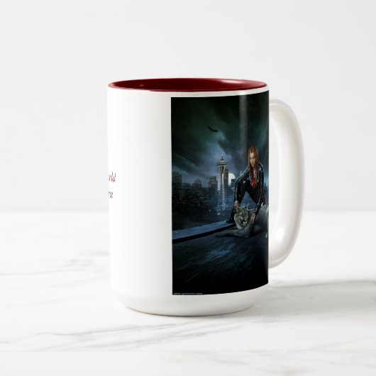 uitsluitend: Bite me Tweekleurige Koffiemok (Voorkant rechts)