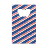 Uitsluitend bord creditkaart flessenopener (Achterkant)