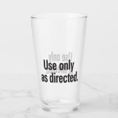 Uitsluitend gebruiken zoals aangegeven glas (Voorkant)