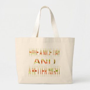 Uitsluitend gespiriteerd met een mooie dag stijlvo grote tote bag