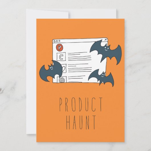 Uitsluitend in Silicon Valley Wenskaart: ProductHa Kaart (Voorkant)