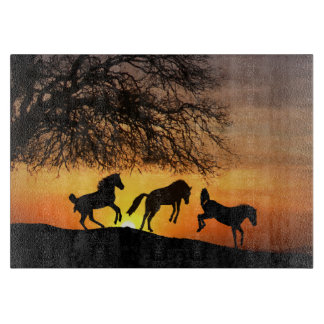 Uitsluitend land voor paarden snijplank