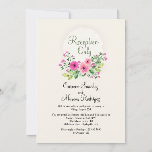 Uitsluitend ontvangst uitnodiging (Voorkant)