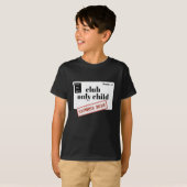 Uitsluitend op maat gesneden kinderen met uitdiens t-shirt (Voorkant volledig)