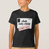 Uitsluitend op maat gesneden kinderen met uitdiens t-shirt (Voorkant)