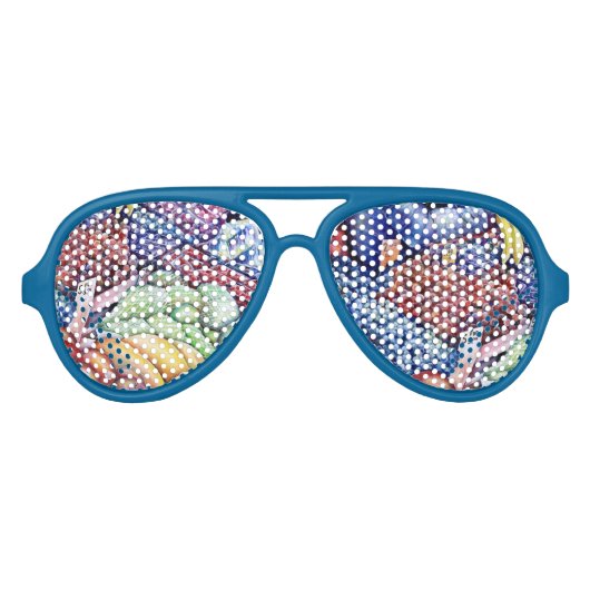 Uitsluitend voor geestelijke consumptie aviator zonnebril (Voorkant)