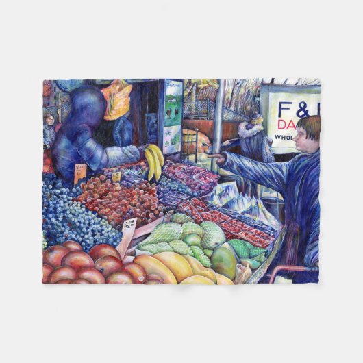 Uitsluitend voor geestelijke consumptie fleece deken (Voorkant (Horizontaal))