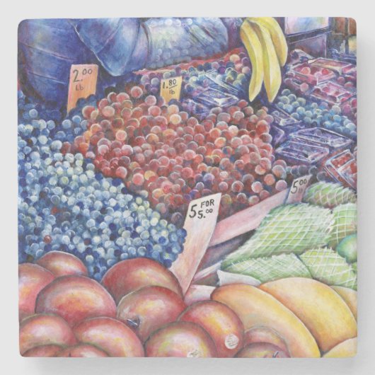 Uitsluitend voor geestelijke consumptie stenen onderzetter (Voorkant)