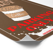 Uitsluitend voor scheiden van koffie-advies poster (Hoek)