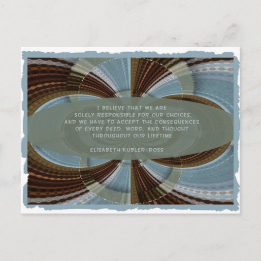 uitsluitende verantwoordelijkheid briefkaart (Voorkant)