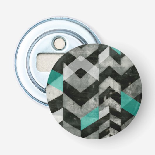 Uitsluiting Chevron II Button Flesopener (Voorkant)