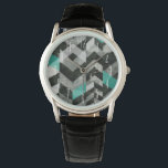 Uitsluiting Chevron II Horloge<br><div class="desc">Patronen</div>