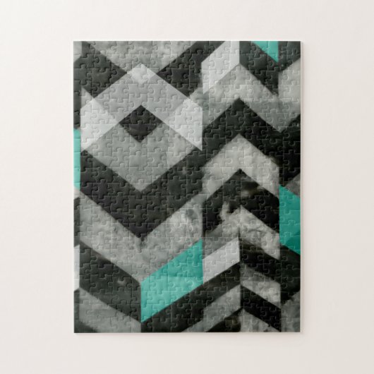 Uitsluiting Chevron II Legpuzzel (Verticaal)