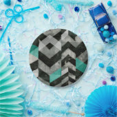 Uitsluiting Chevron II Papieren Bordje (Feest)