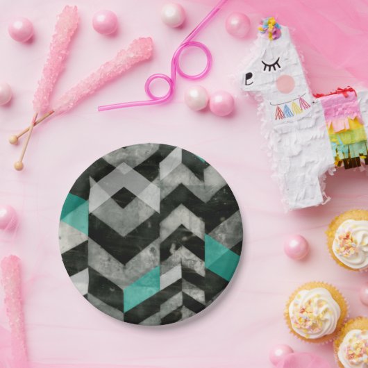 Uitsluiting Chevron II Papieren Bordje (Feest)