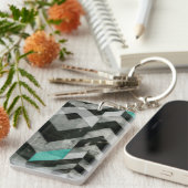 Uitsluiting Chevron II Sleutelhanger (Voorkant Rechts)