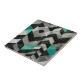 Uitsluiting Chevron II Tegeltje (Zijkant)