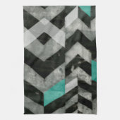 Uitsluiting Chevron II Theedoek (Verticaal)
