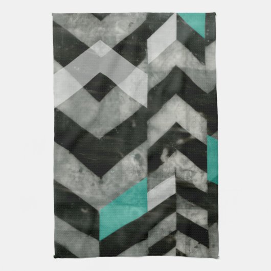 Uitsluiting Chevron II Theedoek (Verticaal)