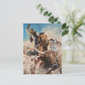 Uitsluiting door Newell Convers Wyeth Feestdagenkaart (Staand voorkant)