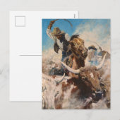 Uitsluiting door Newell Convers Wyeth Feestdagenkaart (Voorkant / Achterkant)