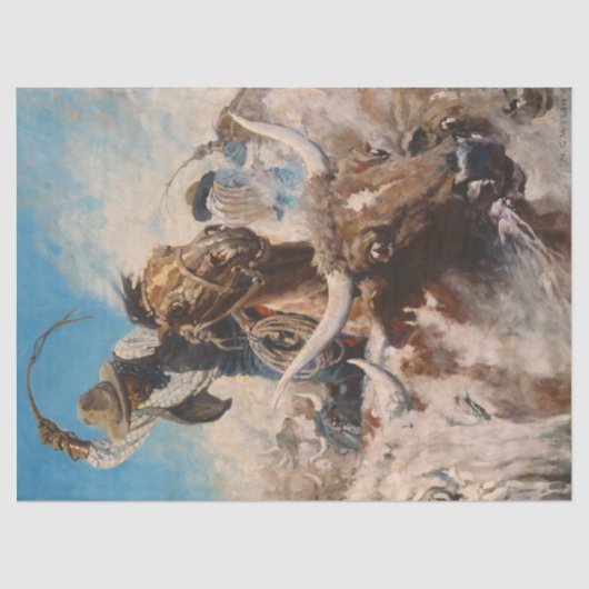 Uitsluiting door Newell Convers Wyeth Tissuepapier (Voorkant)