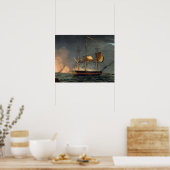 Uitsluiting van de Hermione van de haven van Po Poster (Keuken)