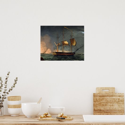 Uitsluiting van de Hermione van de haven van Po Poster (Keuken)