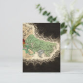 Uitsluiting van het Rijk van Kublai Khan 1294 AD Briefkaart (Staand voorkant)