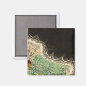 Uitsluiting van het Rijk van Kublai Khan 1294 AD Magneet (Voorkant / Achterkant)