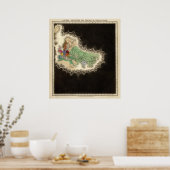 Uitsluiting van het Rijk van Kublai Khan 1294 AD Poster (Keuken)