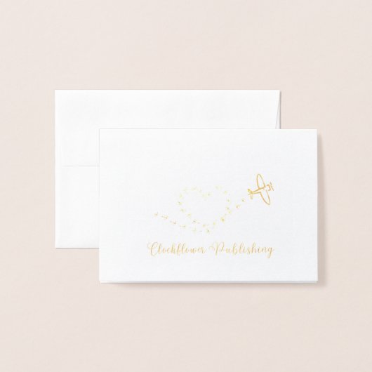 Uitsnede mini kaart ontwerp van Clockflower Public (Voorkant met envelop)