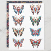 Uitsnede Rococo Butterfly (Voorkant / Achterkant)