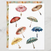 Uitsnede Rococo Parasol (Voorkant / Achterkant)