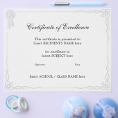 UITSNELHEIDSCERTIFICAAT FLYER (Enkel)