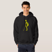 Uitsnijden - Geel Hoodie (Voorkant volledig)
