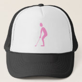 Uitsnijden - Roze Trucker Pet (Voorkant)