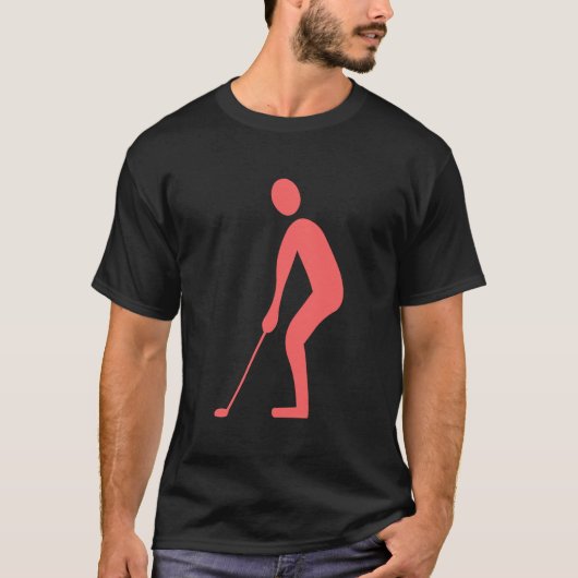 Uitsnijden - Tropisch roze T-shirt (Voorkant)