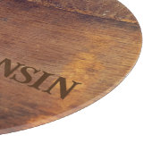 Uitsnijderij met Wisconsin Stamped Cheese Hoop Snijplank (Hoek)