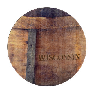 Uitsnijderij met Wisconsin Stamped Cheese Hoop Snijplank