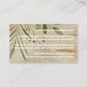 Uitsnijderij Robuust paars Visitekaartje (Achterkant)