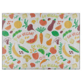 Uitsnijderij Vegan Fruits & Veggies Snijplank (Voorkant)