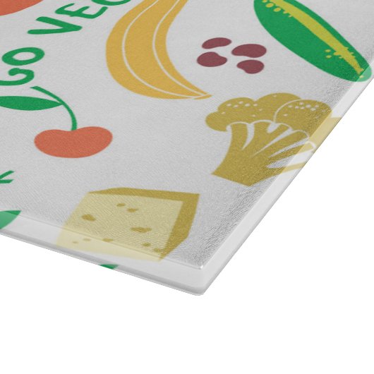 Uitsnijderij Vegan Fruits & Veggies Snijplank (Hoek)