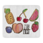 Uitsnijding van fruit snijplank (Voorkant)